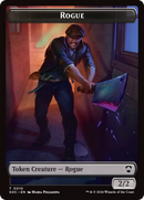 Spirit (0025) // Rogue Double-Sided Token [Secrets of Strixhaven Commander Tokens] - The Mythic Store | 24h Order Processing