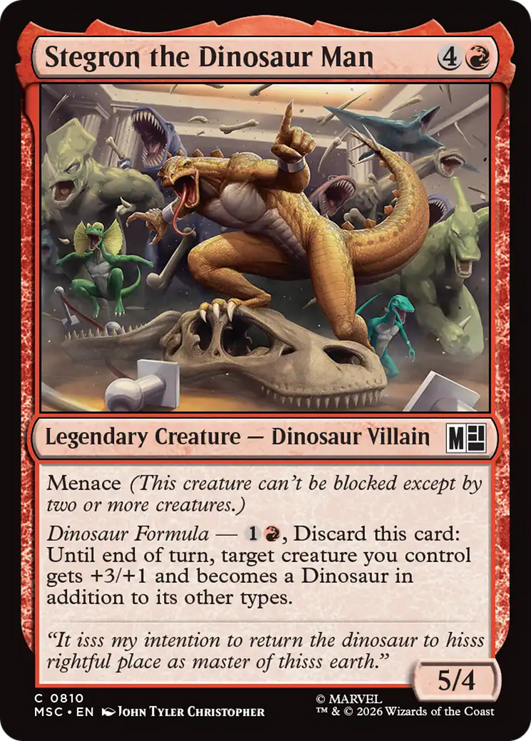 Stegron the Dinosaur Man [Marvel Super Heroes Commander] - The Mythic Store | 24h Order Processing