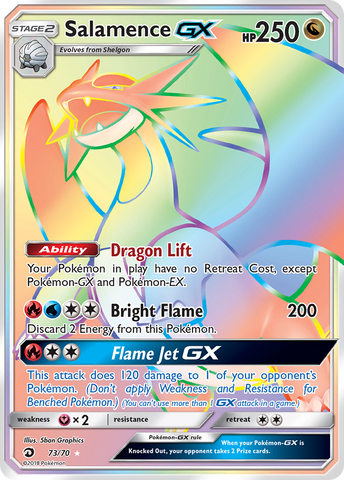Salamence GX (73/70) [Sun & Moon: Dragon Majesty] - The Mythic Store | 24h Order Processing