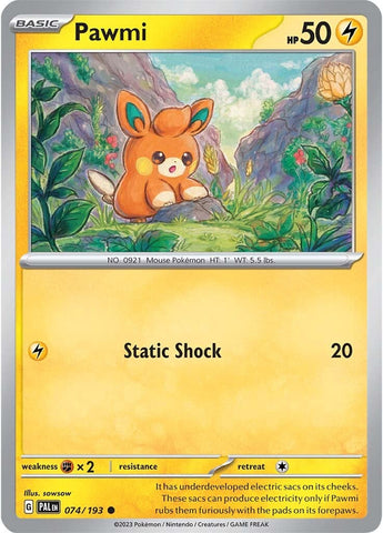 Pawmi (074/193) [Scarlet & Violet: Paldea Evolved] - The Mythic Store | 24h Order Processing