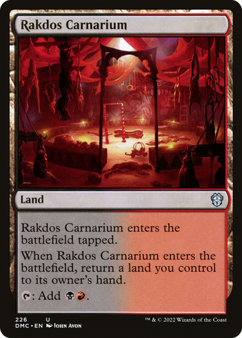 Rakdos Carnarium [Dominaria United Commander] - The Mythic Store | 24h Order Processing