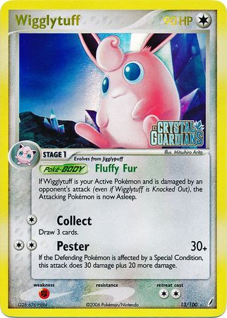Wigglytuff (13/100) (Stamped) [EX: Crystal Guardians] - The Mythic Store | 24h Order Processing
