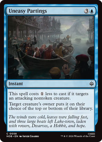 Uneasy Partings [The Hobbit] - The Mythic Store | 24h Order Processing