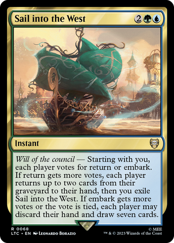 Sail into the West [The Lord of the Rings: Tales of Middle-Earth Commander] - The Mythic Store | 24h Order Processing