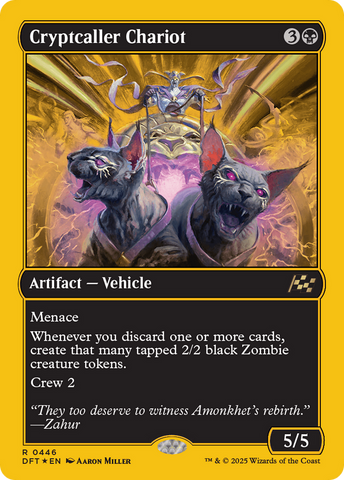 Cryptcaller Chariot (First-Place Foil) [Aetherdrift] - The Mythic Store | 24h Order Processing