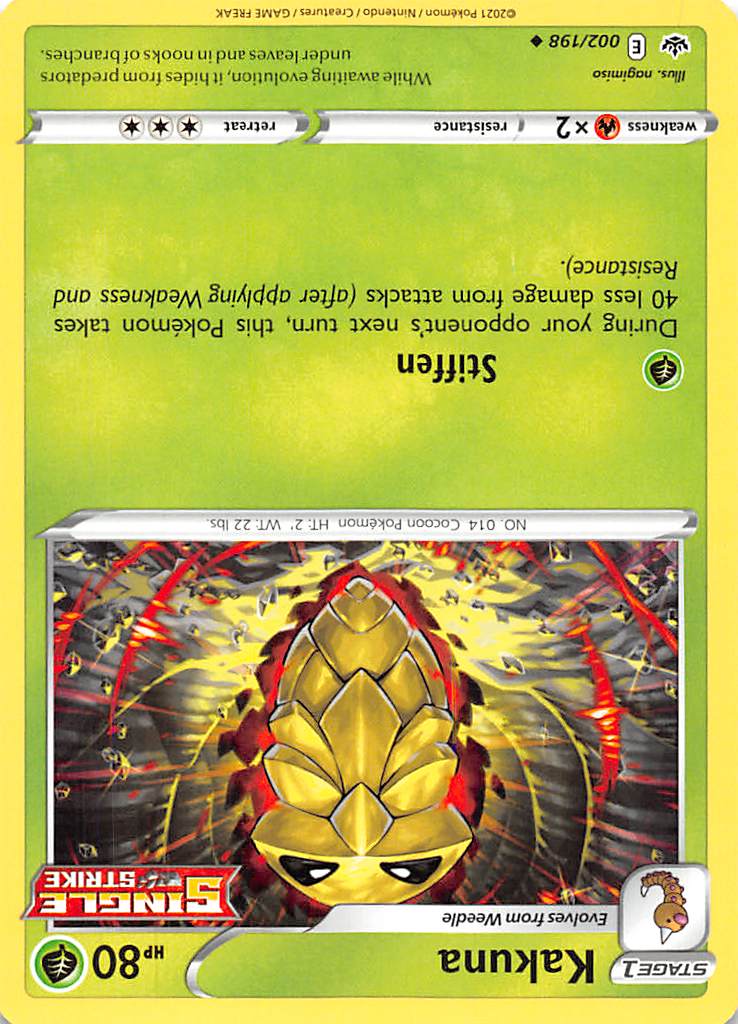 Kakuna (002/198) [Sword & Shield: Chilling Reign] - The Mythic Store | 24h Order Processing