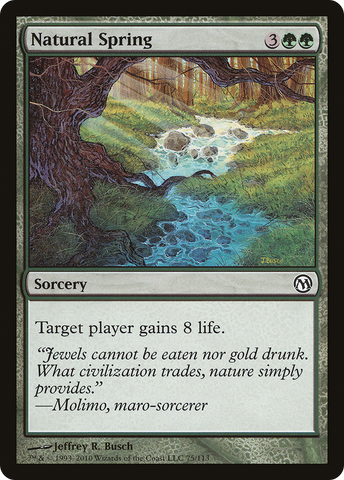 Natural Spring [Duels of the Planeswalkers] - The Mythic Store | 24h Order Processing