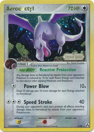 Aerodactyl (1/92) (Stamped) [EX: Legend Maker] - The Mythic Store | 24h Order Processing
