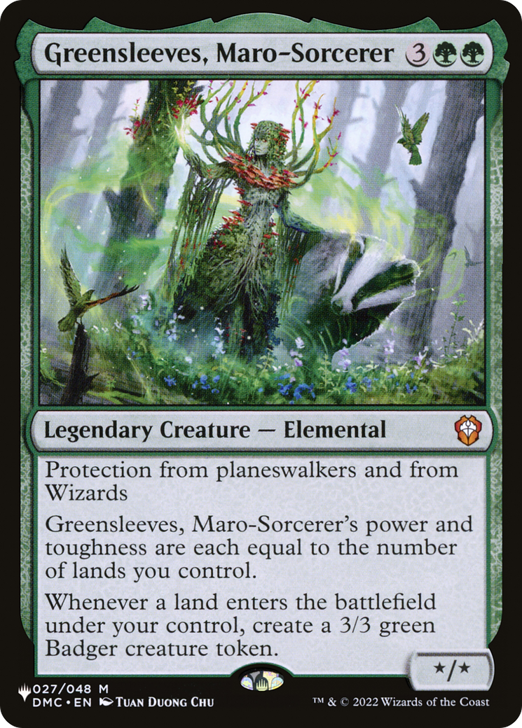 Greensleeves, Maro-Sorcerer [The List] - The Mythic Store | 24h Order Processing
