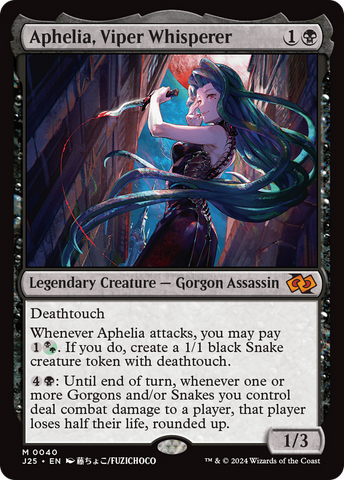 Aphelia, Viper Whisperer (Anime) [Foundations Jumpstart] - The Mythic Store | 24h Order Processing