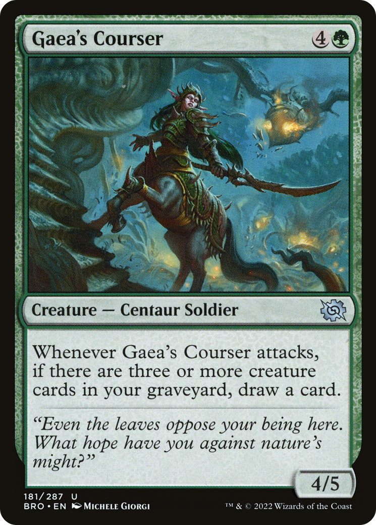Gaea's Courser [The Brothers' War] - The Mythic Store | 24h Order Processing