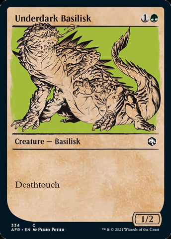 Underdark Basilisk (Showcase) [Dungeons & Dragons: Adventures in the Forgotten Realms] - The Mythic Store | 24h Order Processing