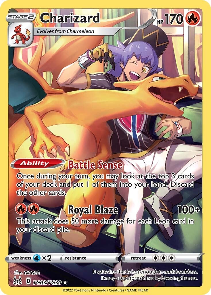 Charizard (TG03/TG30) [Sword & Shield: Lost Origin] - The Mythic Store | 24h Order Processing