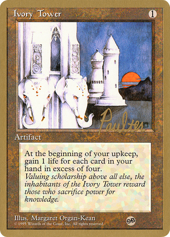 Ivory Tower (Preston Poulter) (SB) [Pro Tour Collector Set] - The Mythic Store | 24h Order Processing