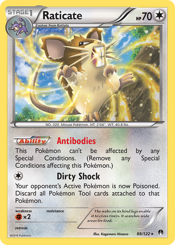Raticate (88/122) [XY: BREAKpoint] - The Mythic Store | 24h Order Processing
