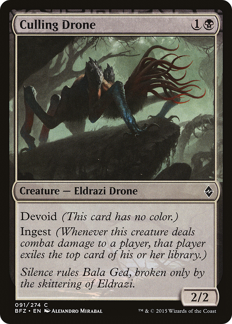 Culling Drone [Battle for Zendikar] - The Mythic Store | 24h Order Processing