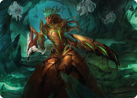Glissa Sunslayer Art Card [Phyrexia: All Will Be One Art Series] - The Mythic Store | 24h Order Processing