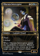 Obscura Interceptor (Showcase Golden Age Gilded Foil) [Streets of New Capenna] - The Mythic Store | 24h Order Processing