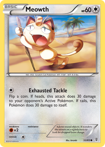 Meowth (53/83) [XY: Generations] - The Mythic Store | 24h Order Processing