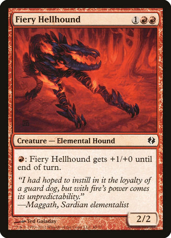 Fiery Hellhound [Duel Decks: Venser vs. Koth] - The Mythic Store | 24h Order Processing