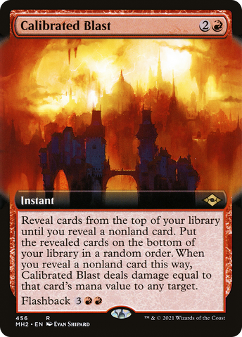 Calibrated Blast (Extended Art) [Modern Horizons 2] - The Mythic Store | 24h Order Processing