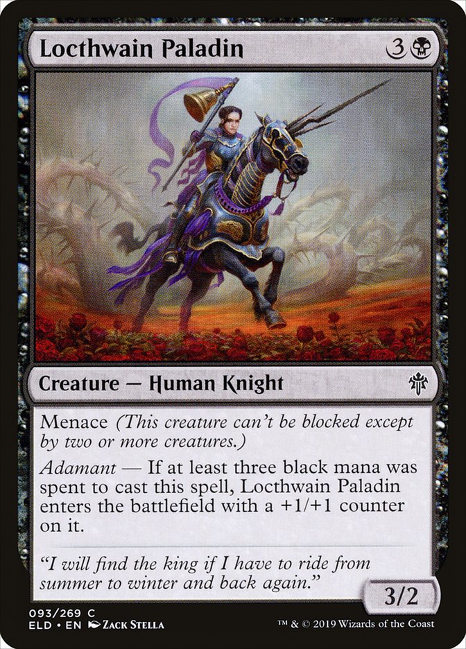 Locthwain Paladin [Throne of Eldraine] - The Mythic Store | 24h Order Processing