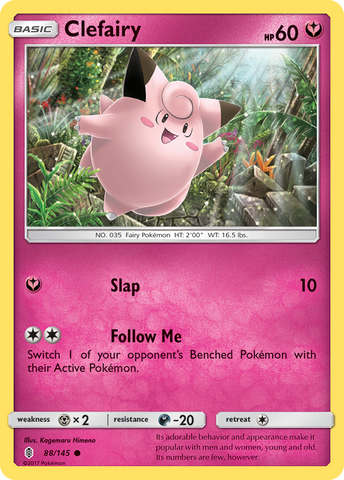 Clefairy (88/145) [Sun & Moon: Guardians Rising] - The Mythic Store | 24h Order Processing