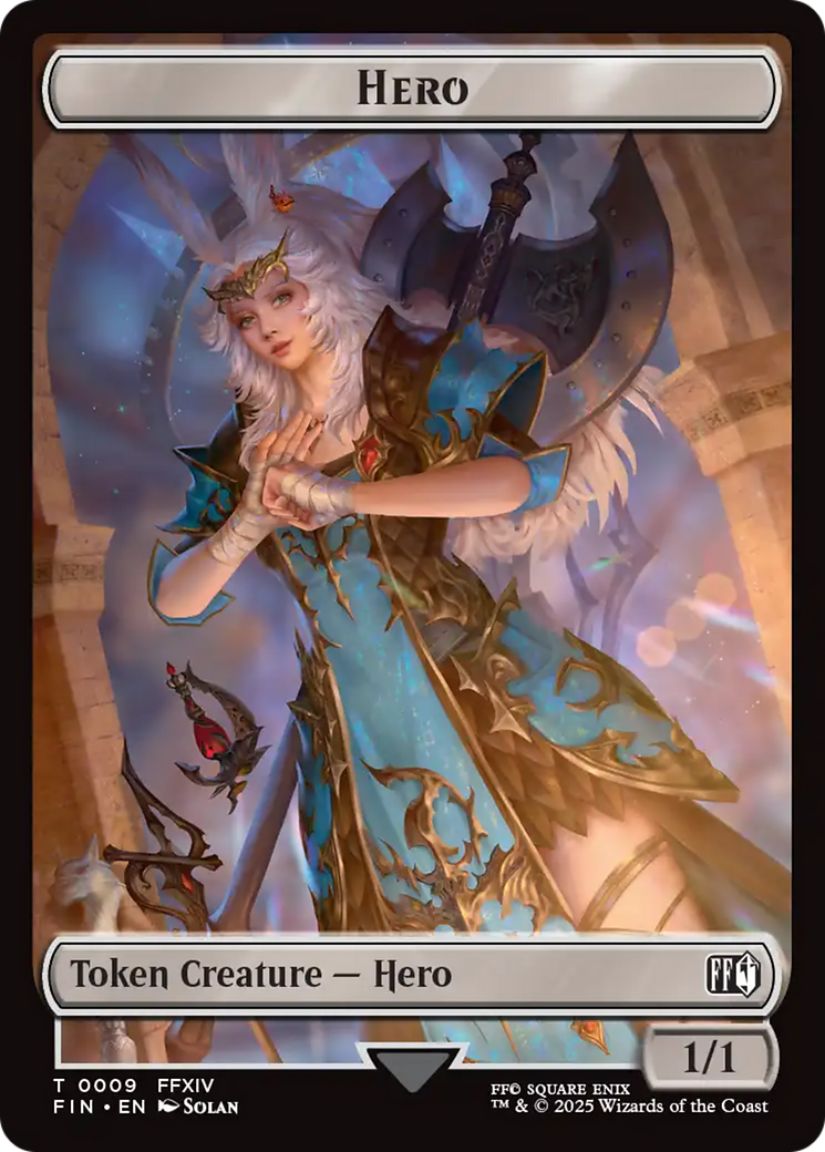 Hero (0009) // Frog Double-Sided Token [FINAL FANTASY Tokens] - The Mythic Store | 24h Order Processing