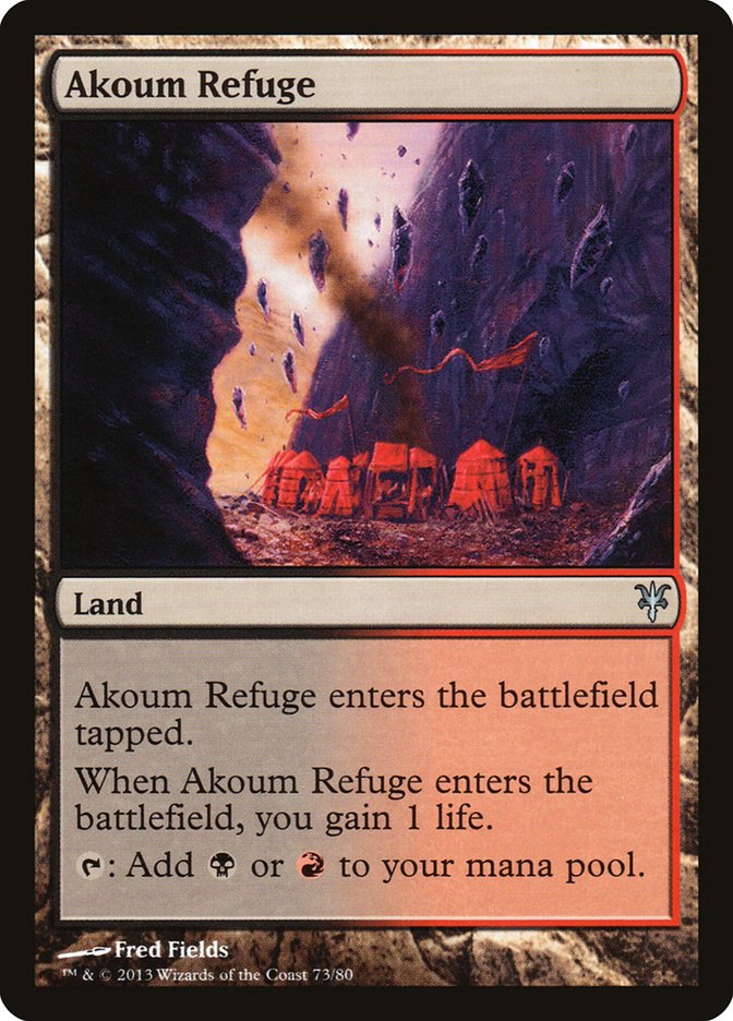 Akoum Refuge [Duel Decks: Sorin vs. Tibalt] - The Mythic Store | 24h Order Processing