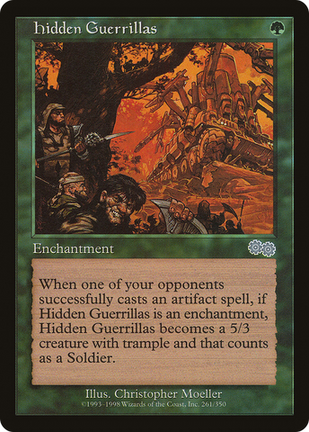 Hidden Guerrillas [Urza's Saga] - The Mythic Store | 24h Order Processing