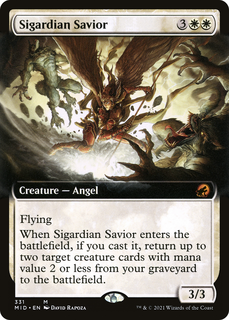 Sigardian Savior (Extended Art) [Innistrad: Midnight Hunt] - The Mythic Store | 24h Order Processing