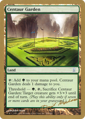 Centaur Garden (Dave Humpherys) [World Championship Decks 2003] - The Mythic Store | 24h Order Processing