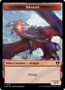 Saproling // Dragon (0021) Double-Sided Token [Commander Masters Tokens] - The Mythic Store | 24h Order Processing