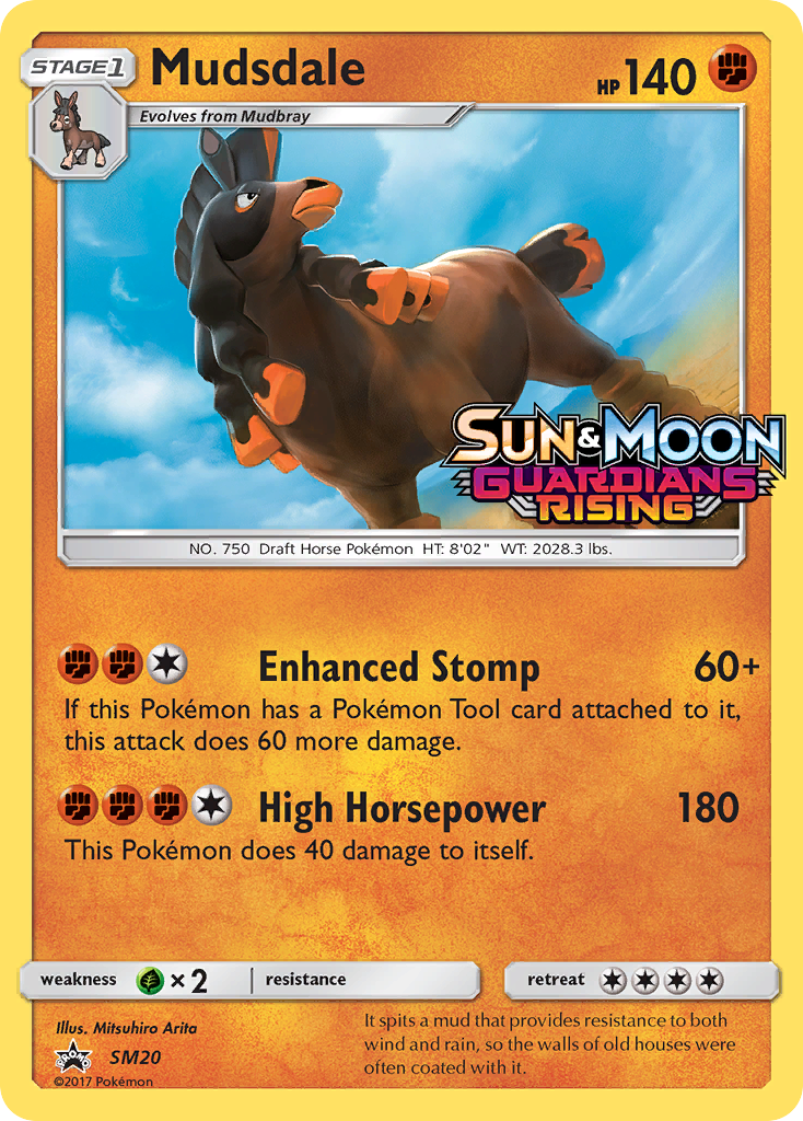 Mudsdale (SM20) [Sun & Moon: Black Star Promos] - The Mythic Store | 24h Order Processing