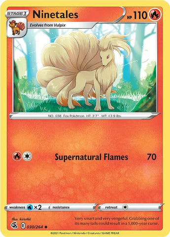 Ninetales (030/264) [Sword & Shield: Fusion Strike] - The Mythic Store | 24h Order Processing