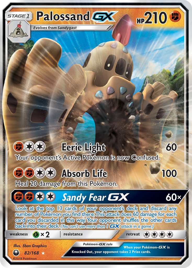 Palossand GX (82/168) [Sun & Moon: Celestial Storm] - The Mythic Store | 24h Order Processing
