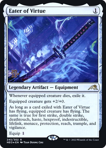 Eater of Virtue [Kamigawa: Neon Dynasty Prerelease Promos] - The Mythic Store | 24h Order Processing