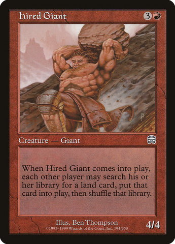 Hired Giant [Mercadian Masques] - The Mythic Store | 24h Order Processing