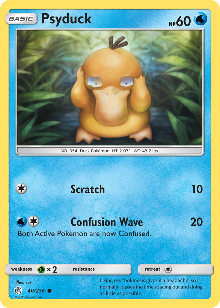 Psyduck (40/236) [Sun & Moon: Cosmic Eclipse] - The Mythic Store | 24h Order Processing