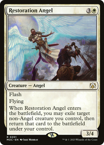 Restoration Angel [March of the Machine Commander] - The Mythic Store | 24h Order Processing