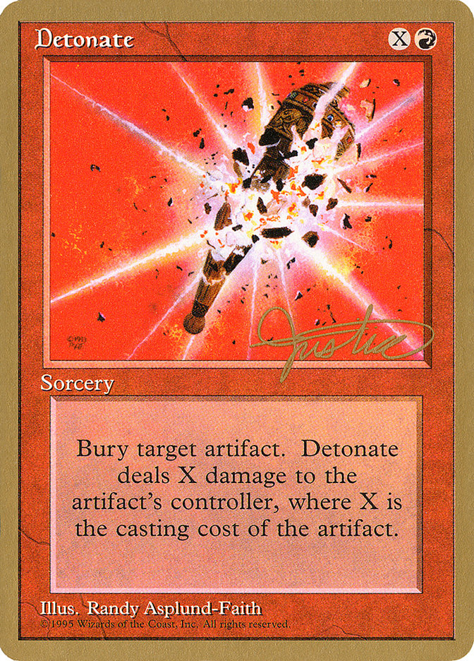 Detonate (Mark Justice) [Pro Tour Collector Set] - The Mythic Store | 24h Order Processing
