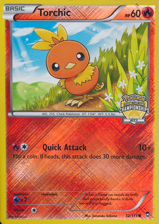 Torchic (12/111) (City Championship Promo) [XY: Furious Fists] - The Mythic Store | 24h Order Processing