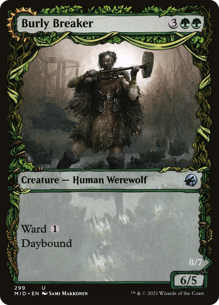 Burly Breaker // Dire-Strain Demolisher (Showcase Equinox) [Innistrad: Midnight Hunt] - The Mythic Store | 24h Order Processing