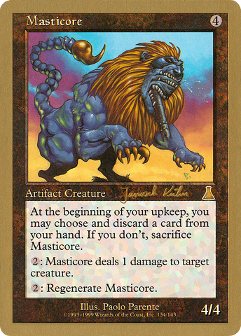 Masticore (Janosch Kuhn) [World Championship Decks 2000] - The Mythic Store | 24h Order Processing