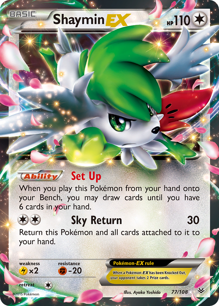 Shaymin EX (77/108) [XY: Roaring Skies] - The Mythic Store | 24h Order Processing