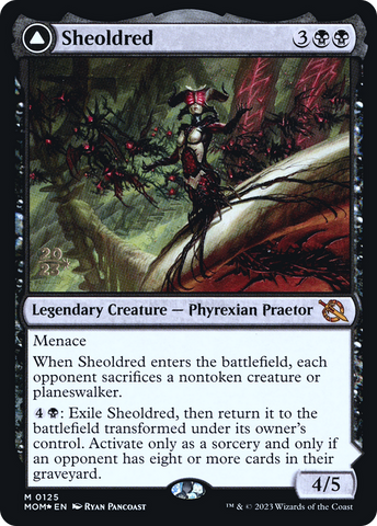 Sheoldred // The True Scriptures [March of the Machine Prerelease Promos] - The Mythic Store | 24h Order Processing