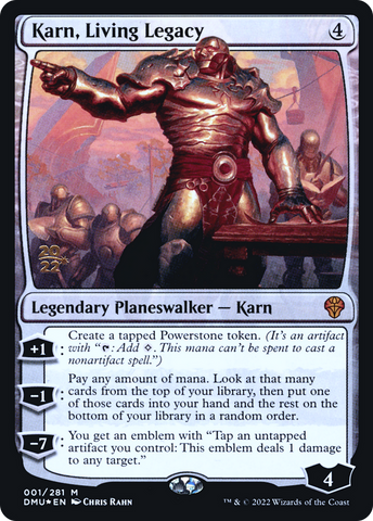 Karn, Living Legacy [Dominaria United Prerelease Promos] - The Mythic Store | 24h Order Processing