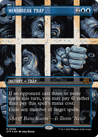 Mindbreak Trap (Textured Foil) [Outlaws of Thunder Junction: Breaking News] - The Mythic Store | 24h Order Processing