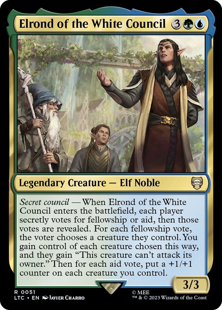 Elrond of the White Council [The Lord of the Rings: Tales of Middle-Earth Commander] - The Mythic Store | 24h Order Processing