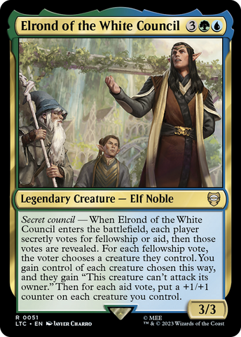 Elrond of the White Council [The Lord of the Rings: Tales of Middle-Earth Commander] - The Mythic Store | 24h Order Processing